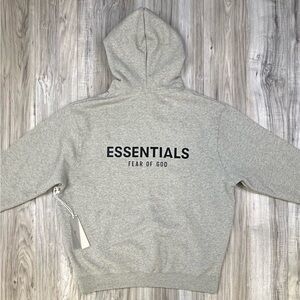 Fear of God Essentials Pullover Hoodie Dark Oatmeal